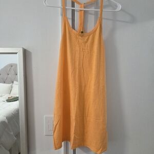 NWOT J. Crew Vibrant Orange Cover Up Dress